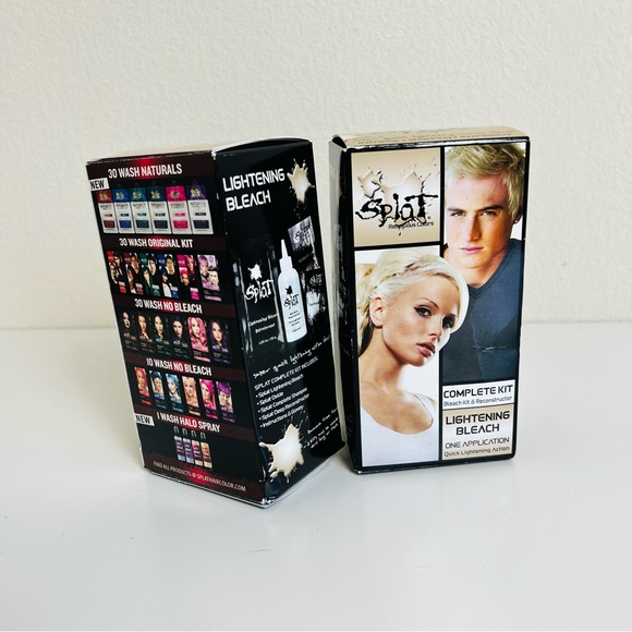 NIB (2) Splat Complete Hair lightening Bleach Kit Dye - Picture 3 of 7